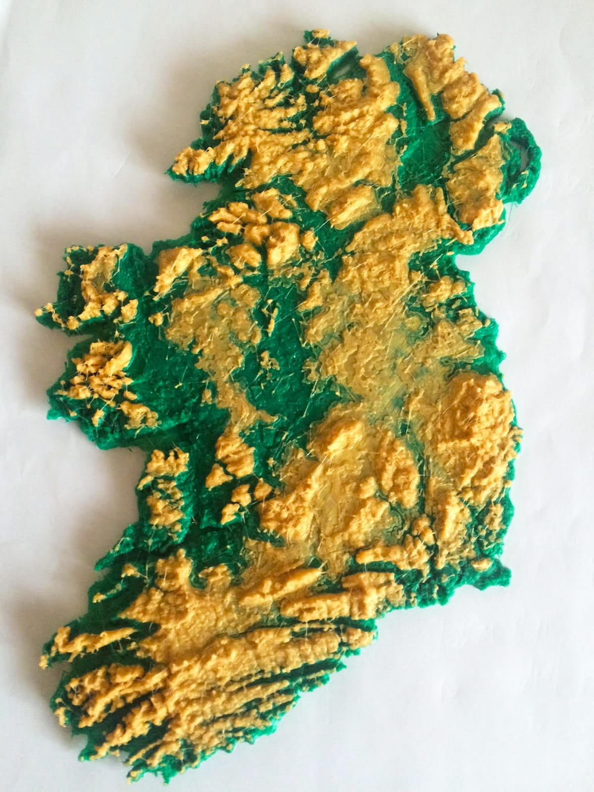 mapa mapa 3d irlanda