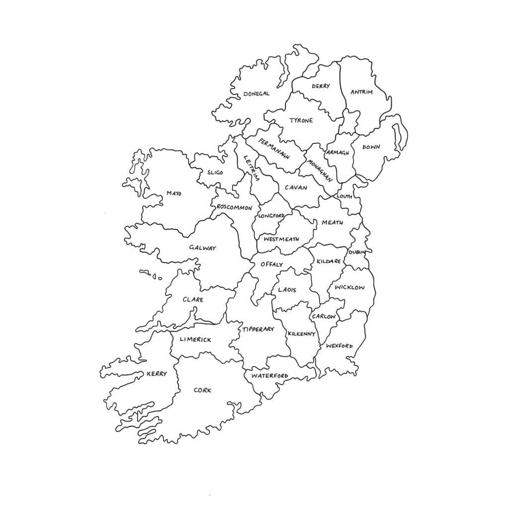 mapa ingurunea mapa irlanda
