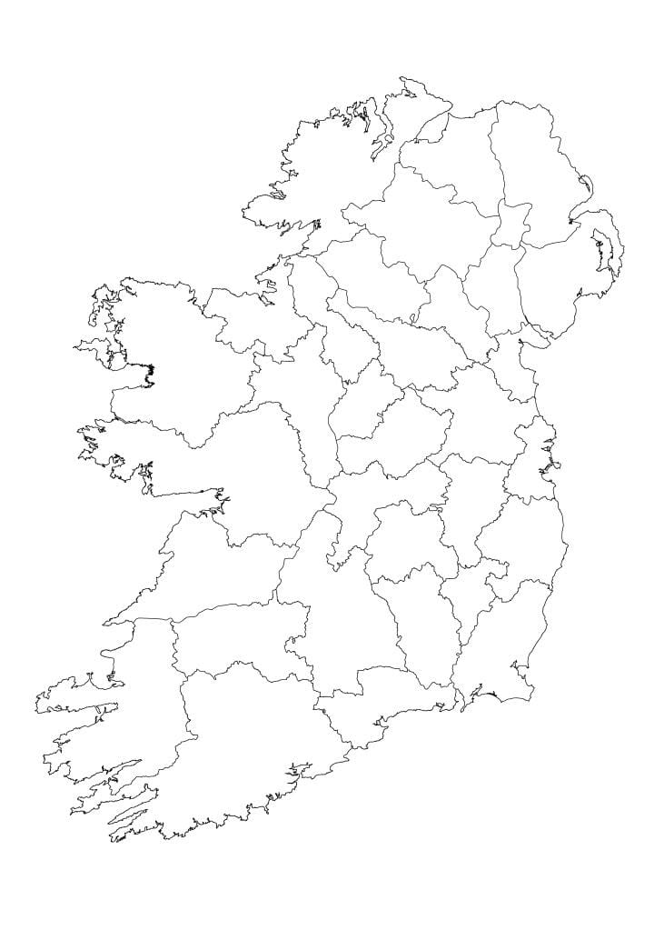 irlandako mapa, eskema