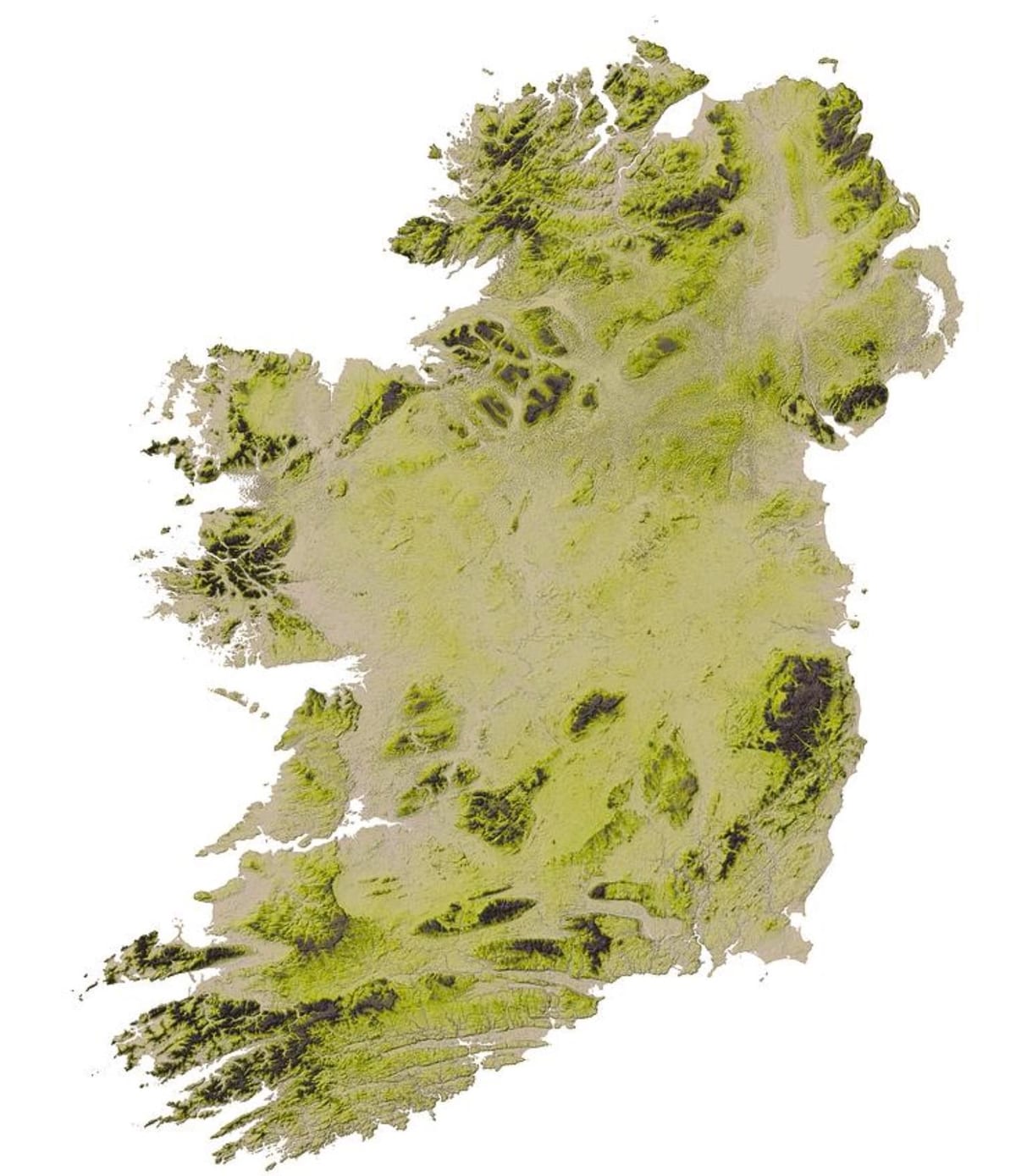 geografia-mapa irlandako