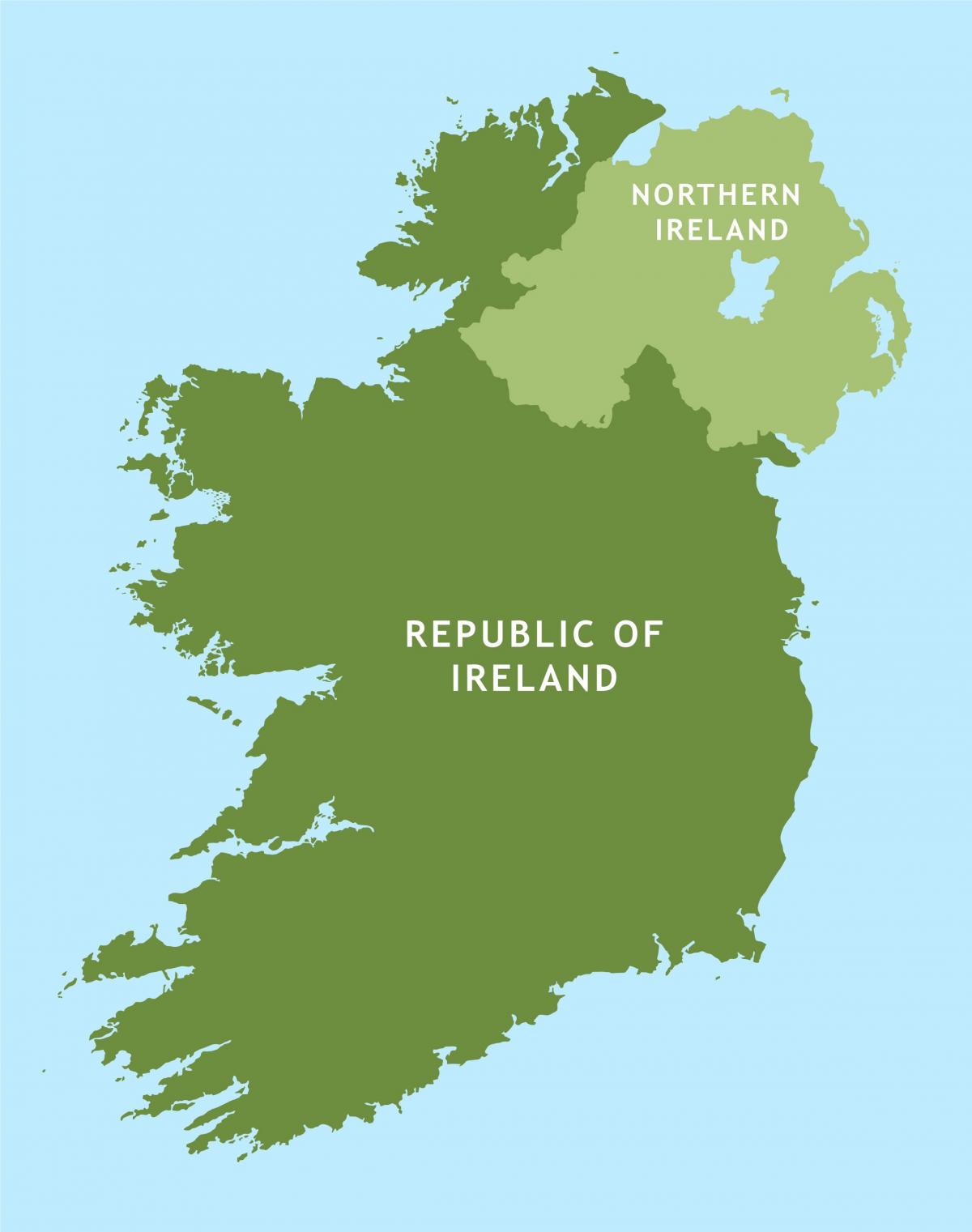 errepide mapa irlandako errepublika