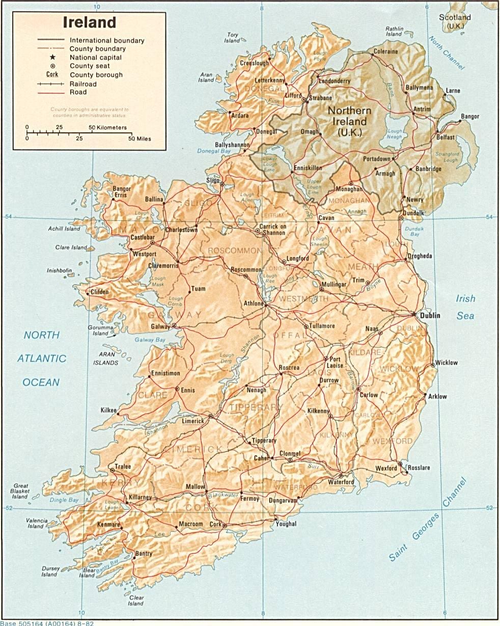 mapa mapa handi irlandako salgai