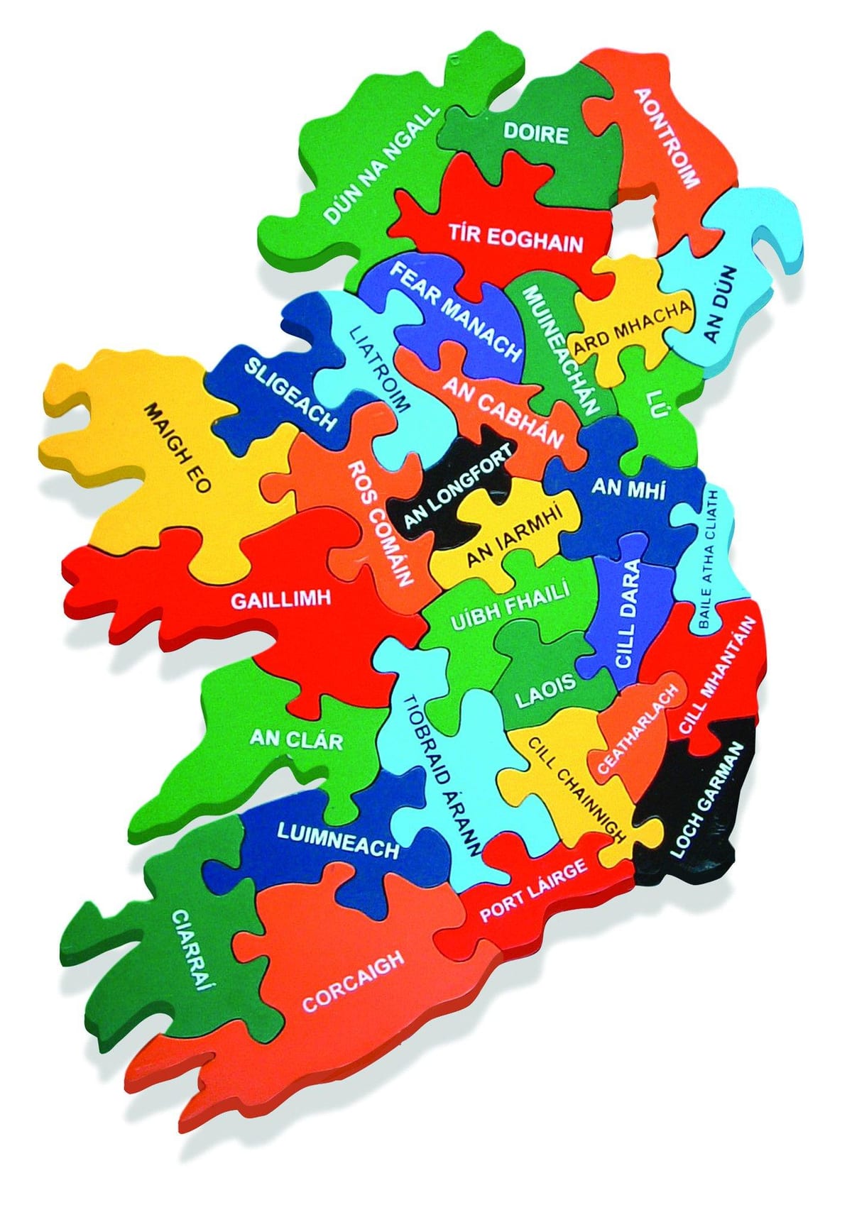 mapa mapa irlanda bezala gaeilge