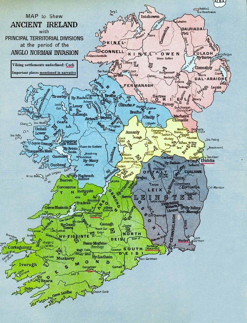 mapa megalitiko irlanda