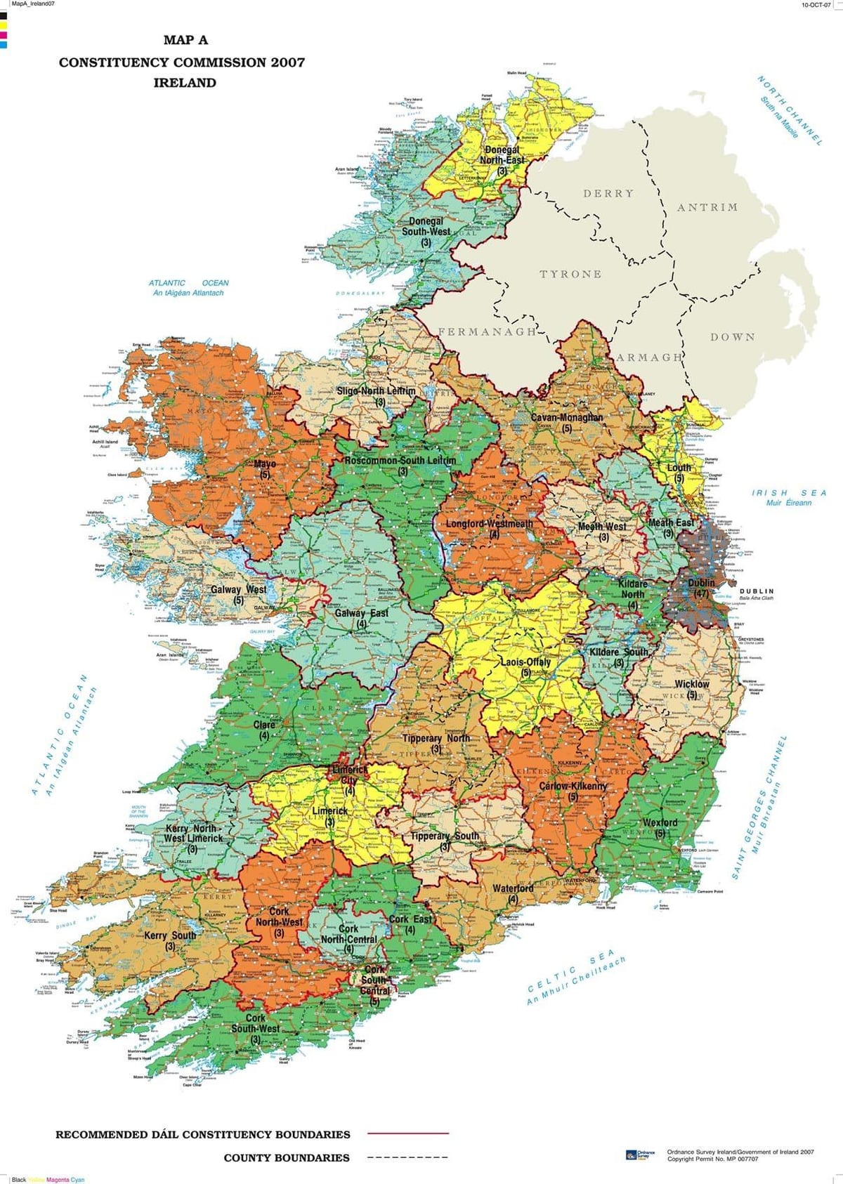 mapa ordnance survey irlandako mapa ikuslearen