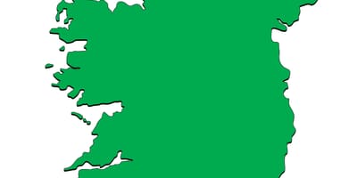 Mapa irlanda txantiloia