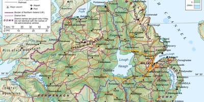 Kale-mapa ipar irlandako