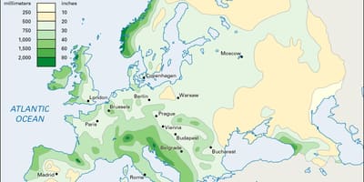 Prezipitazio mapa irlanda