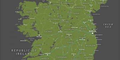 Rep irlandako mapa