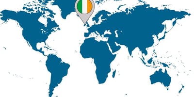 Irlanda mapan mundu