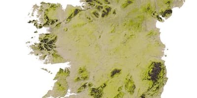 Geografia-mapa irlandako