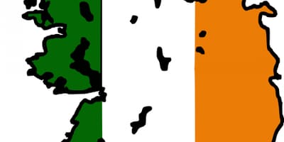 Mapa irlandako bandera