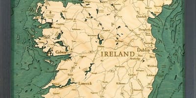 Mapa irlandako mapa arte