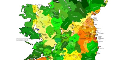 Mapa klan mapa irlandako