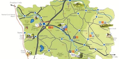 Mapa co behera n irlanda