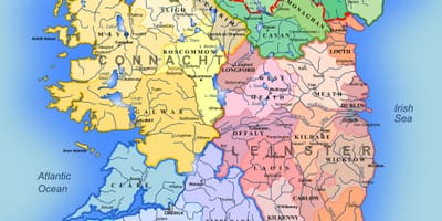 Handi mapa zehatza irlandako
