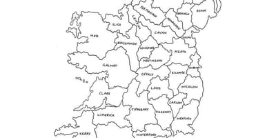 Inprimatu mapa irlandako
