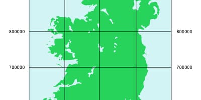 Mapa koordenatuak irlanda