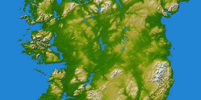 Irlanda mendikate mapa