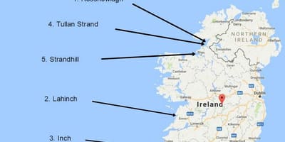 Mapa surf irlanda